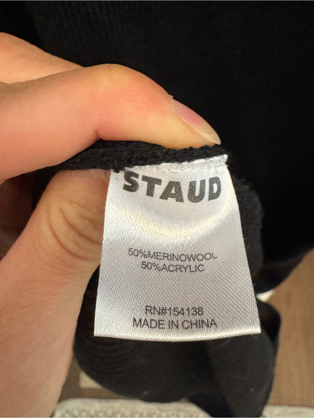 New Staud Crown Point Polo Dress in Black - Picture 12 of 13